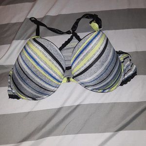 Racerback Striped Bra